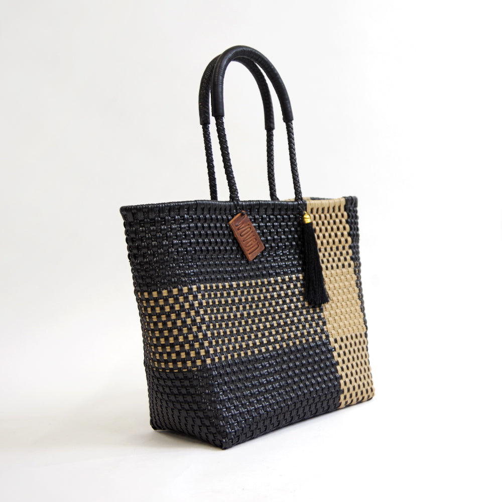 【WOVEN ウーヴン】メルカドバッグ スモール 【MERCADO BAG SMALL】 メキシコ製 カゴバッグ