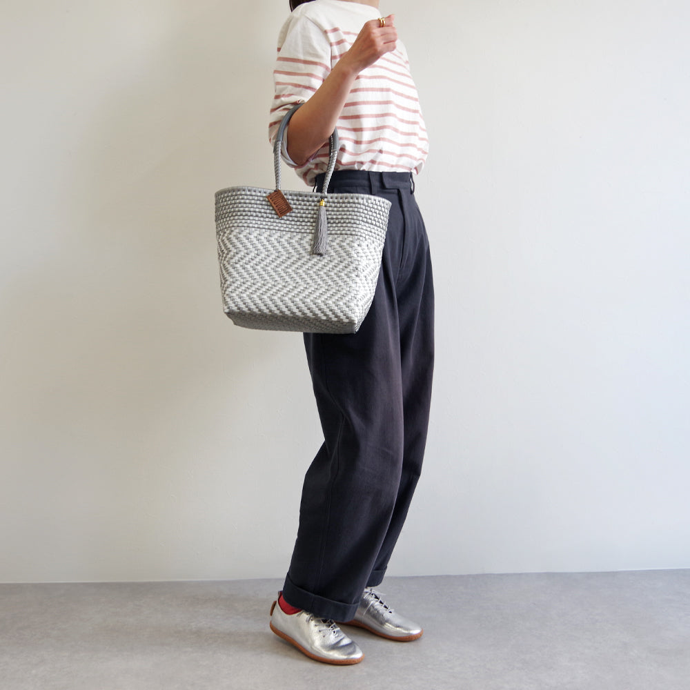 【WOVEN ウーヴン】メルカドバッグ スモール 【MERCADO BAG SMALL】 メキシコ製 カゴバッグ