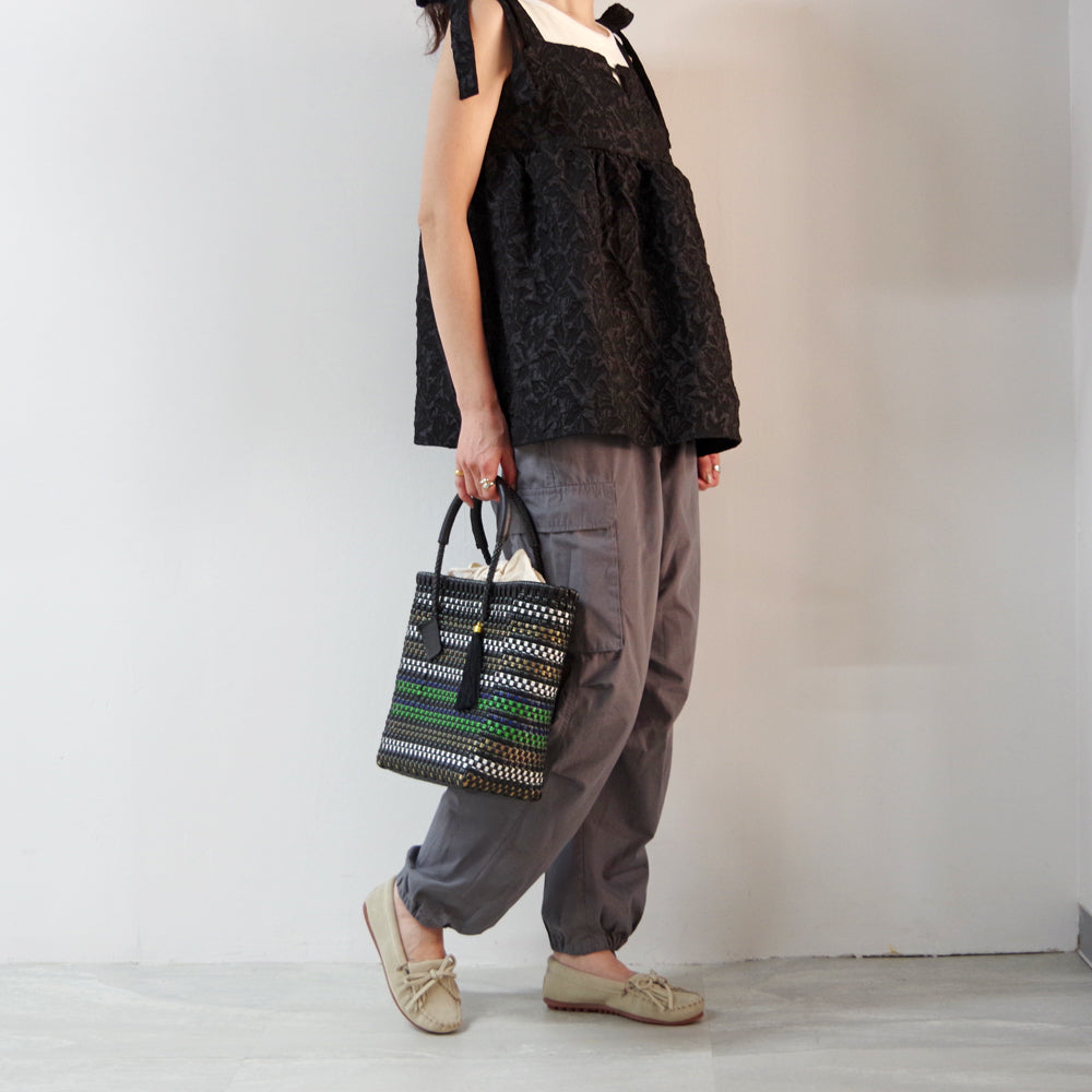 【WOVEN ウーヴン】メルカドバッグ ミニトート【MERCADO BAG MINI TOTE】 メキシコ製 カゴバッグ