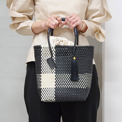 【WOVEN ウーヴン】メルカドバッグ ミニトート【MERCADO BAG MINI TOTE】 メキシコ製 カゴバッグ