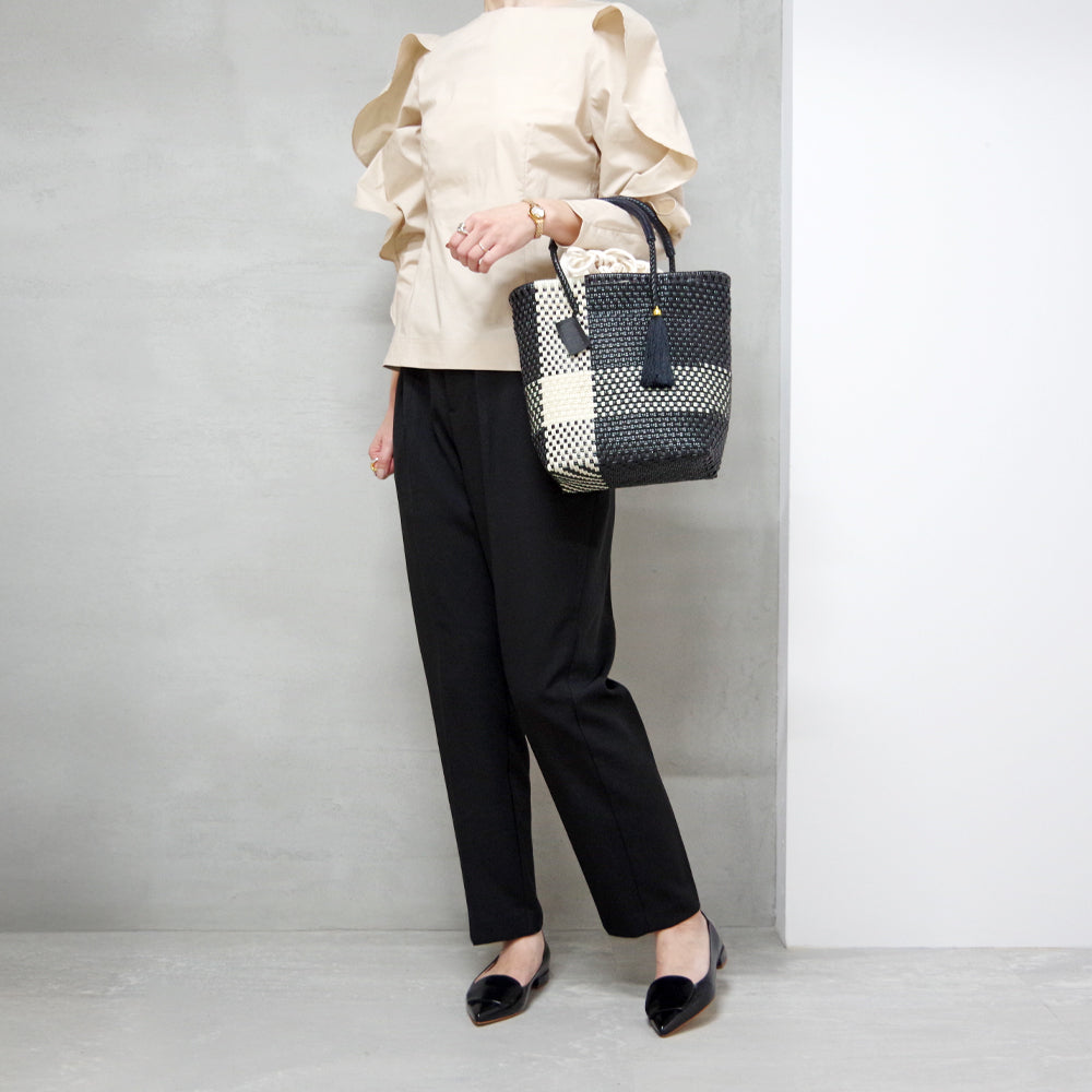 【WOVEN ウーヴン】メルカドバッグ ミニトート【MERCADO BAG MINI TOTE】 メキシコ製 カゴバッグ