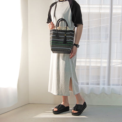 【WOVEN ウーヴン】メルカドバッグ ミニショルダートート【MERCADO BAG MINI SHOULDER TOTE】 メキシコ製 カゴバッグ ショルダーバッグ