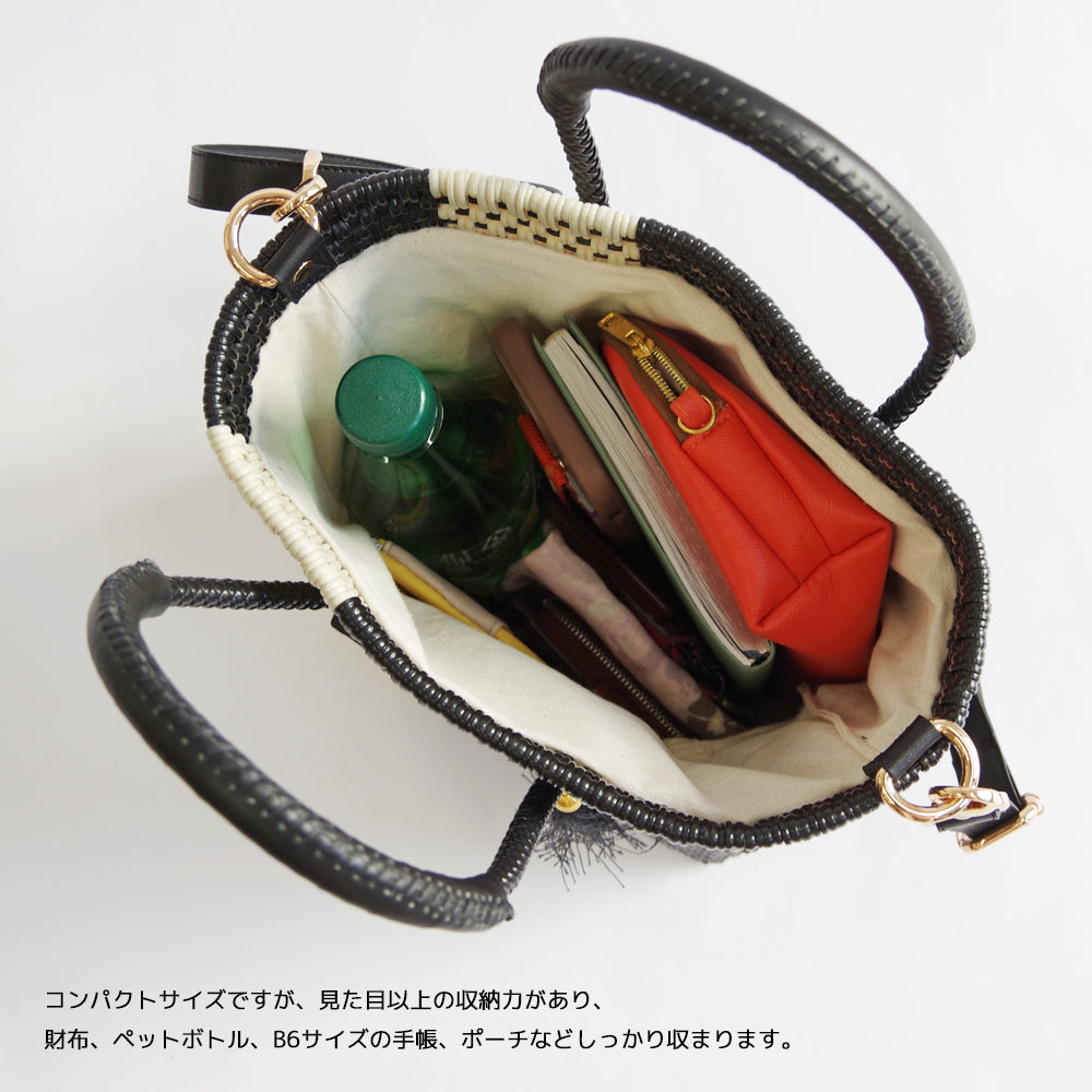 【WOVEN ウーヴン】メルカドバッグ ミニショルダートート【MERCADO BAG MINI SHOULDER TOTE】 メキシコ製 カゴバッグ ショルダーバッグ
