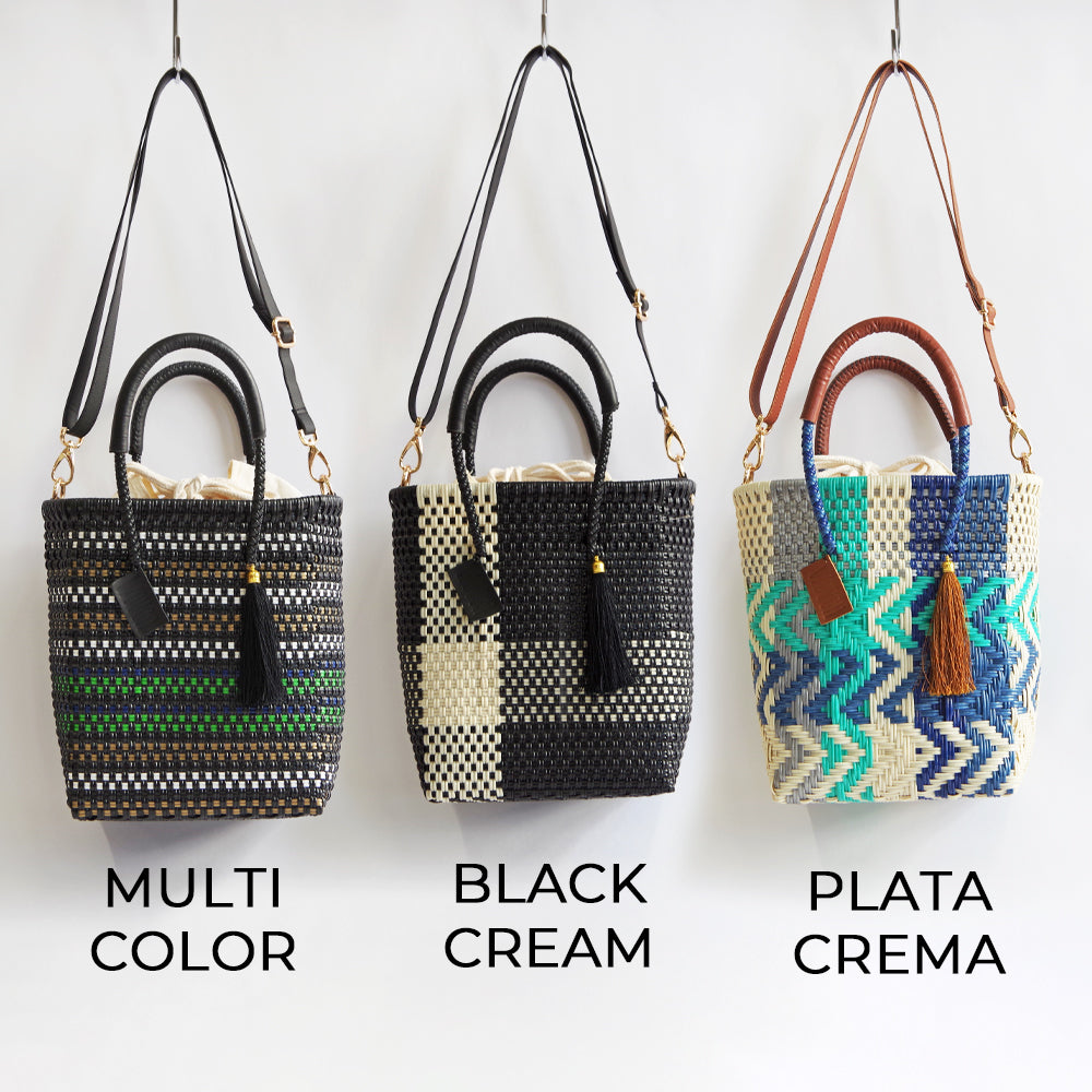 【WOVEN ウーヴン】メルカドバッグ ミニショルダートート【MERCADO BAG MINI SHOULDER TOTE】 メキシコ製 カゴバッグ ショルダーバッグ