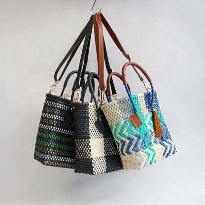 【WOVEN ウーヴン】メルカドバッグ ミニショルダートート【MERCADO BAG MINI SHOULDER TOTE】 メキシコ製 カゴバッグ ショルダーバッグ