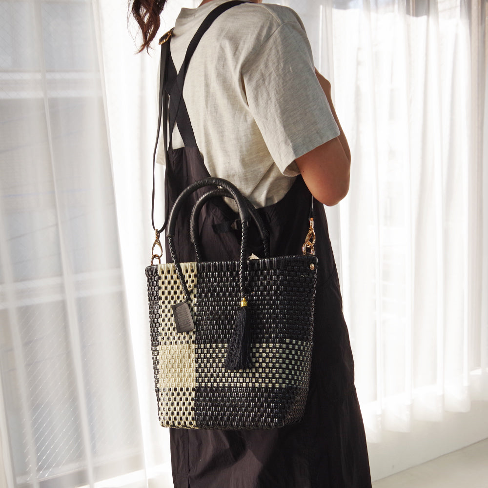【WOVEN ウーヴン】メルカドバッグ ミニショルダートート【MERCADO BAG MINI SHOULDER TOTE】 メキシコ製 カゴバッグ ショルダーバッグ