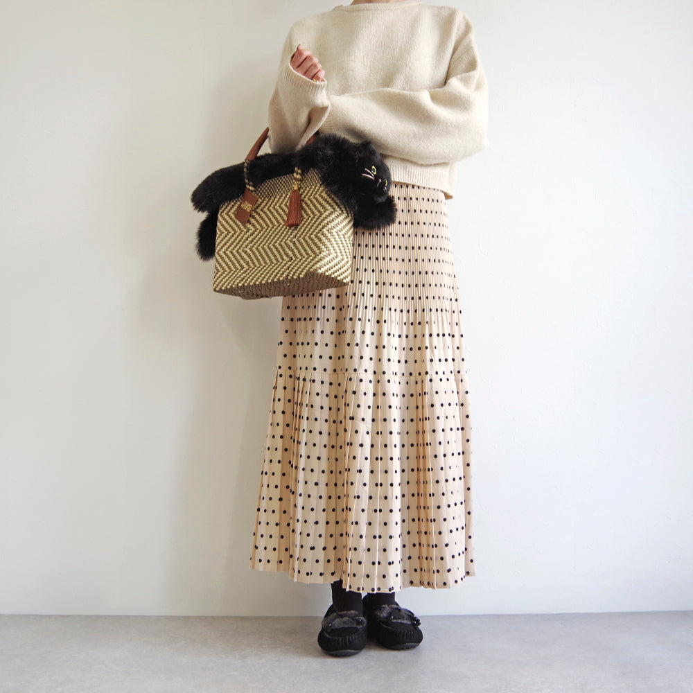 【売上の一部を寄付｜保護犬猫支援】WOVEN ウーヴン【ECO FUR NEKO FLAP COVER】 エコファー猫フラップカバー