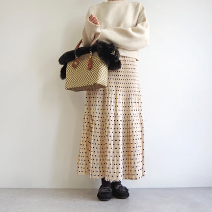 【売上の一部を寄付｜保護犬猫支援】WOVEN ウーヴン【ECO FUR NEKO FLAP COVER】 エコファー猫フラップカバー