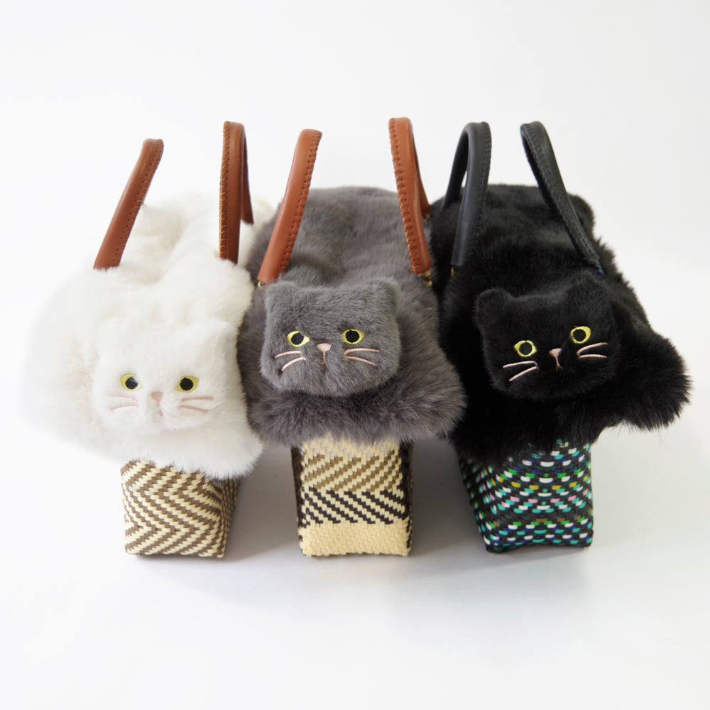 【売上の一部を寄付｜保護犬猫支援】WOVEN ウーヴン【ECO FUR NEKO FLAP COVER】 エコファー猫フラップカバー