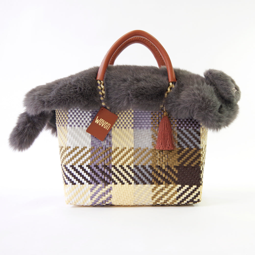 【売上の一部を寄付｜保護犬猫支援】WOVEN ウーヴン【ECO FUR NEKO FLAP COVER】 エコファー猫フラップカバー