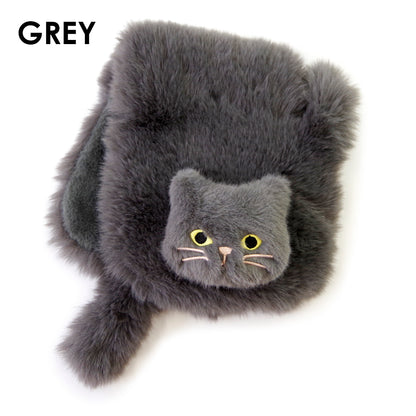 【売上の一部を寄付｜保護犬猫支援】WOVEN ウーヴン【ECO FUR NEKO FLAP COVER】 エコファー猫フラップカバー