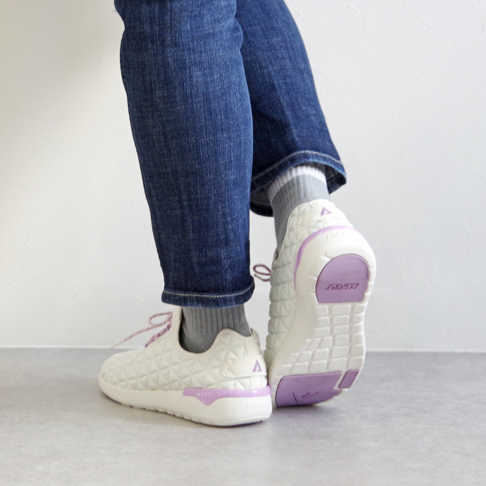 【特典付き】【ASFVLT アスファルト】【SPEED SOCKS NEO】WHITE LAVENDER【SS168】