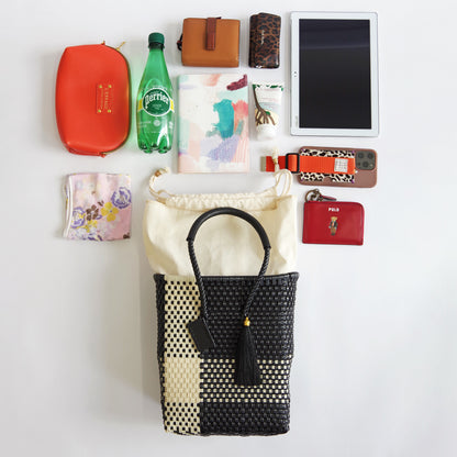 【WOVEN ウーヴン】メルカドバッグ ミニトート【MERCADO BAG MINI TOTE】 メキシコ製 カゴバッグ