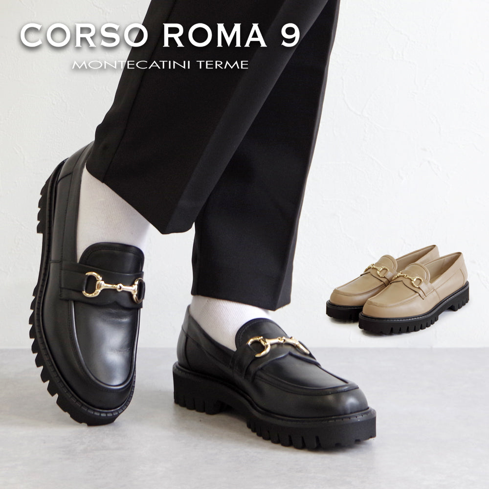 CORSO ROMA 9 / コルソローマ・ノーヴェ】 レザー ビット ローファー 【OLGA 1821】 – EMC RETAIL STORE