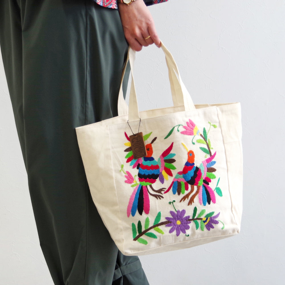 【WOVEN ウーヴン】オトミ スモール トートバッグ 【OTOMI SMALL TOTE BAG】 メキシコ製 刺繍バッグ