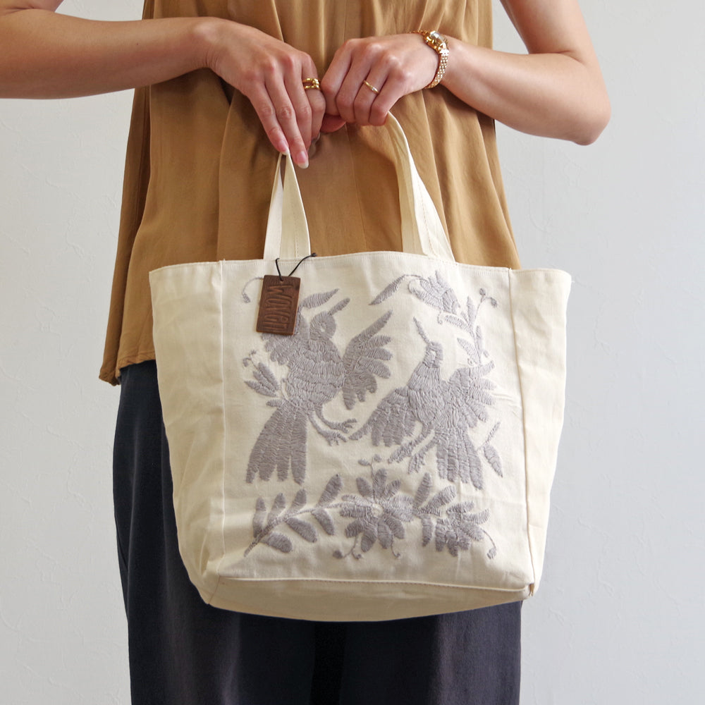 【WOVEN ウーヴン】オトミ スモール トートバッグ 【OTOMI SMALL TOTE BAG】 メキシコ製 刺繍バッグ