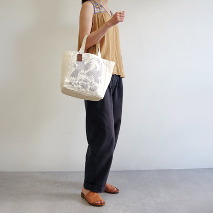 【WOVEN ウーヴン】オトミ スモール トートバッグ 【OTOMI SMALL TOTE BAG】 メキシコ製 刺繍バッグ