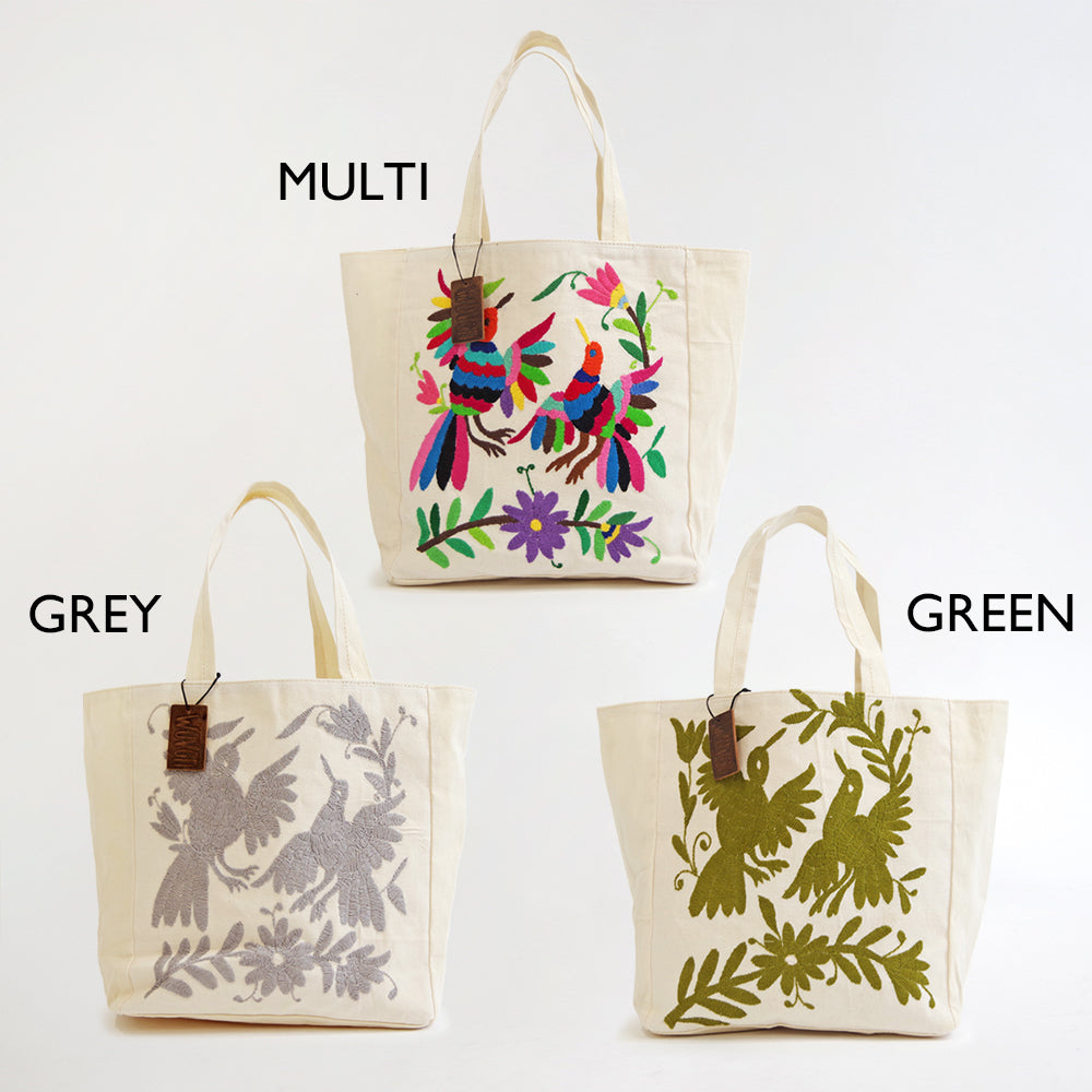 【WOVEN ウーヴン】オトミ スモール トートバッグ 【OTOMI SMALL TOTE BAG】 メキシコ製 刺繍バッグ