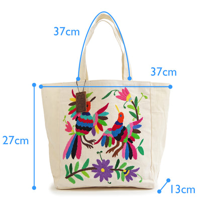 【WOVEN ウーヴン】オトミ スモール トートバッグ 【OTOMI SMALL TOTE BAG】 メキシコ製 刺繍バッグ