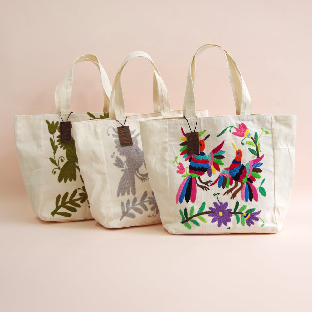 【WOVEN ウーヴン】オトミ スモール トートバッグ 【OTOMI SMALL TOTE BAG】 メキシコ製 刺繍バッグ