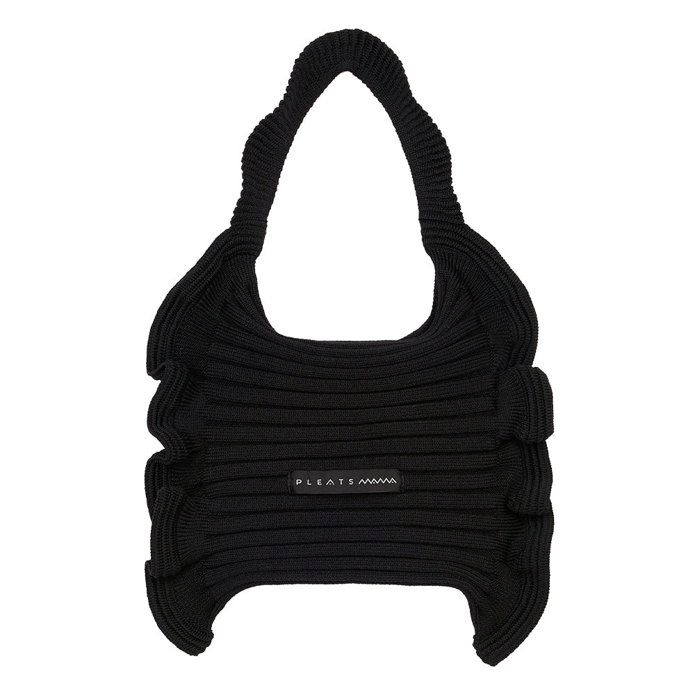 PLEATS MAMA ラッフルミニトートバッグ 【RUFFLE MINI TOTE BAG】 ミニバッグ ニットバッグ