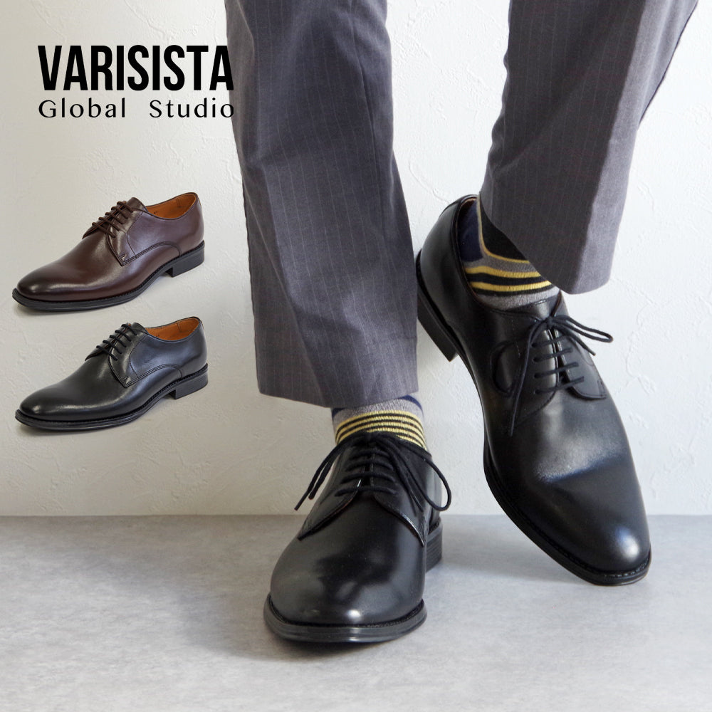 【特典付き】【VARISISTA Global Studio ヴァリジスタ グローバルスタジオ】 プレーントゥシューズ【3300】 ビジネスシューズ