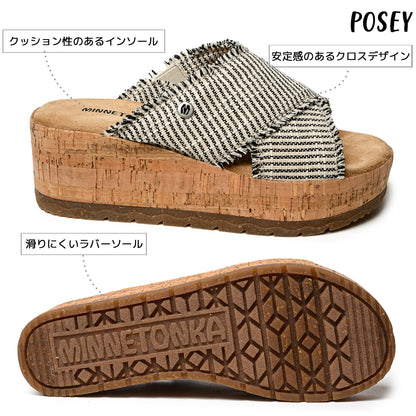 【MINNETONKA ミネトンカ】 POSEY ポセイ【563029 563152 563482】 ウェッジソールサンダル