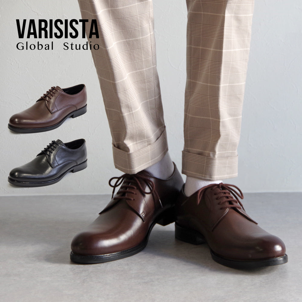【特典付き】【VARISISTA Global Studio ヴァリジスタ グローバルスタジオ】 プレーントゥシューズ【1100】 ビジネスシューズ
