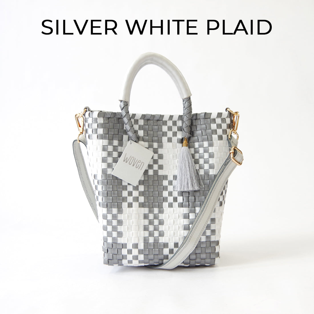 【WOVEN ウーヴン】Mini Shoulder Tote ミニショルダートート メルカドバッグ 旅行 レジャー 夏コーデ デイリー使い 軽量 裏地付き ミニバッグ 肩掛け 斜め掛け