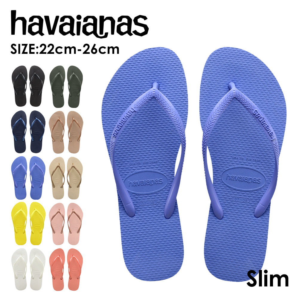 havaianas (ハワイアナス) 【日本正規代理店商品】Slim スリム サンダル 正規品 ラバービーチサンダル