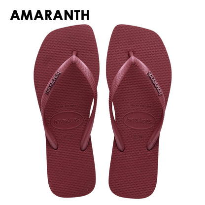 havaianas (ハワイアナス) 【日本正規代理店商品】Slim Square Logo Metallic スリム スクエア ロゴメタリック サンダル 正規品 ラバービーチサンダル
