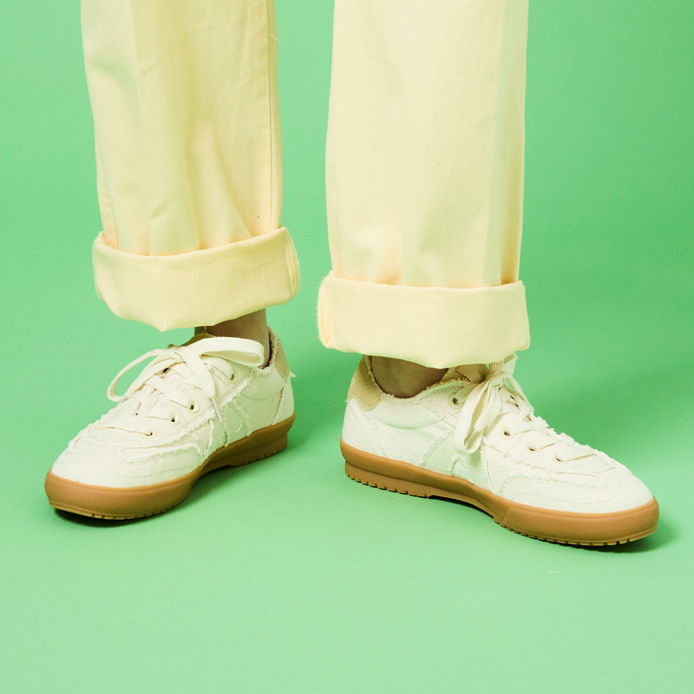 【ASFVLT アスファルト】【SWING74】OFF WHITE DENIM DISTRESSED【SW7413】