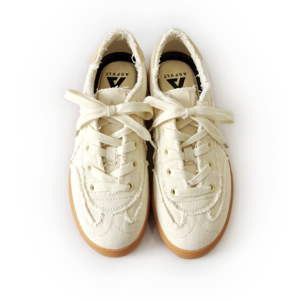 【ASFVLT アスファルト】【SWING74】OFF WHITE DENIM DISTRESSED【SW7413】