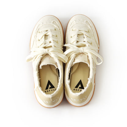 【ASFVLT アスファルト】【SWING74】OFF WHITE DENIM DISTRESSED【SW7413】