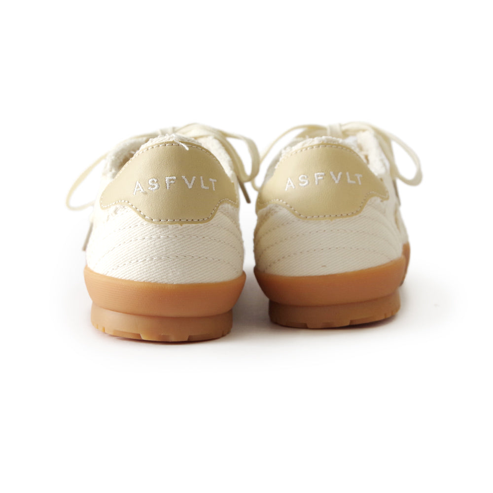 【ASFVLT アスファルト】【SWING74】OFF WHITE DENIM DISTRESSED【SW7413】