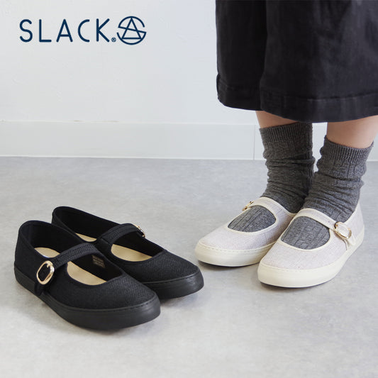 【SLACK FOOTWEAR スラックフットウェア】バレエシューズ 【TOLTE】 カンフーシューズ ストラップ スリッポン ヘンプ