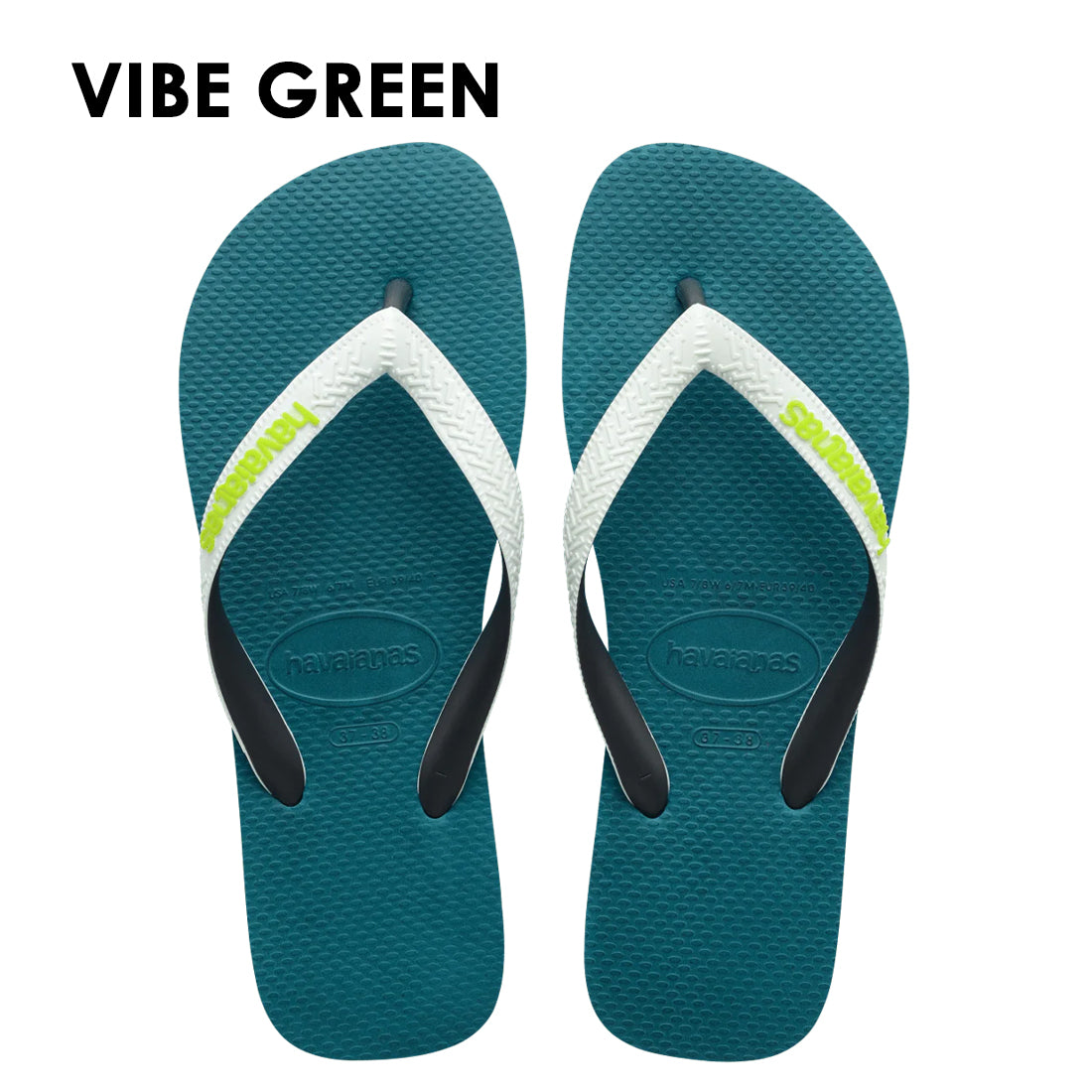 havaianas (ハワイアナス) 【日本正規代理店商品】Top Mix バイカラーストラップ サンダル 正規品 ラバービーチサンダル