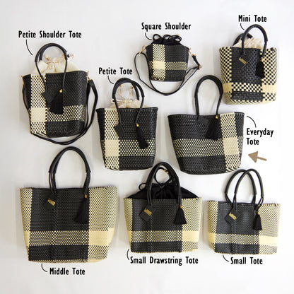【WOVEN ウーヴン】メルカドバッグ スモール 【MERCADO BAG SMALL】 メキシコ製 カゴバッグ