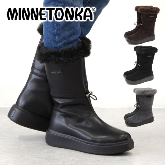 ミネトンカ MINNETONKA 正規販売代理店 正規品 ボアミドルブーツ【18M16】