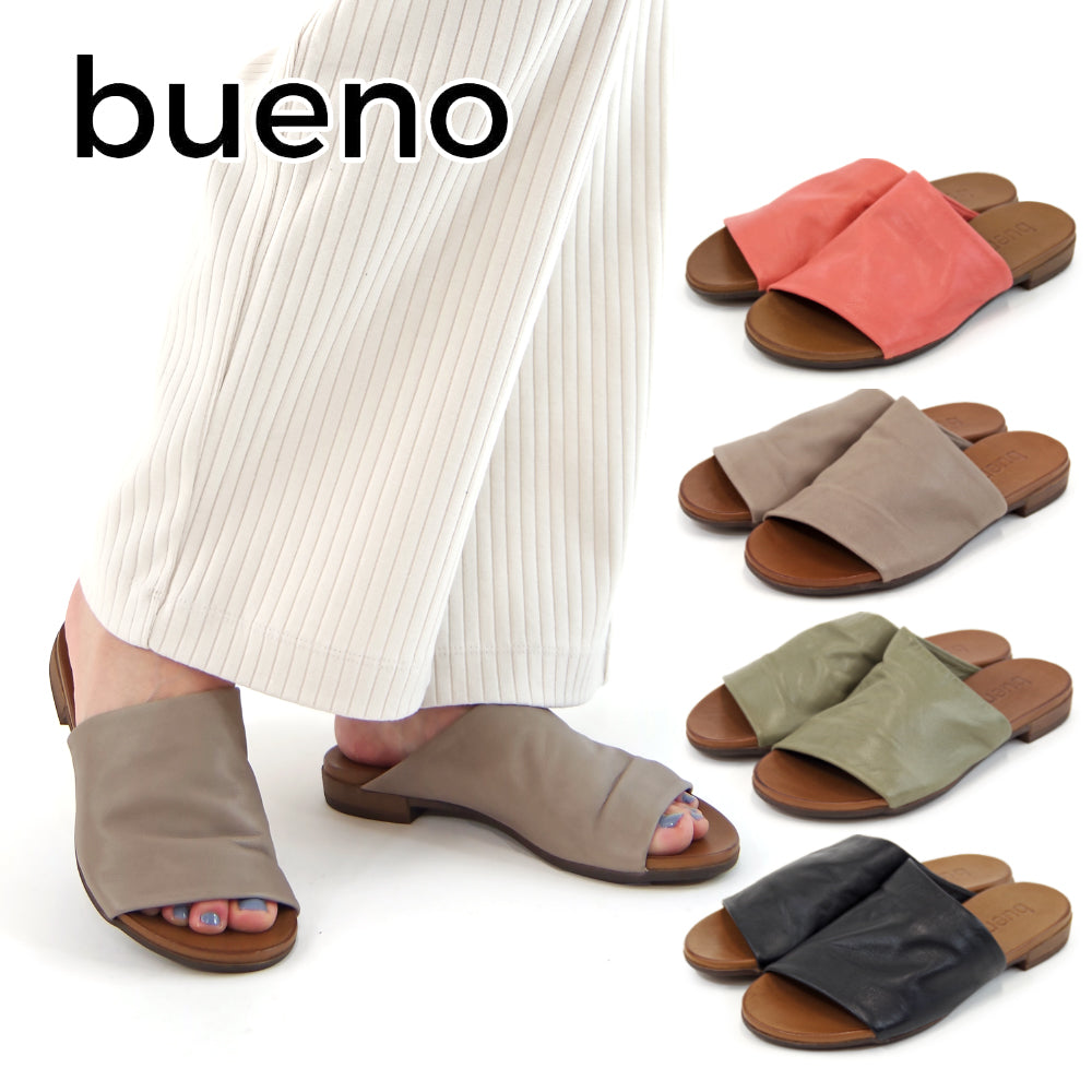 【BUENO SHOES ブエノシューズ】トルコ製 フラットサンダル 【N0204】