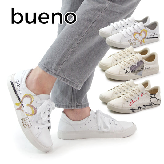 【BUENO SHOES ブエノシューズ】トルコ製 レザースニーカー【Q4704】