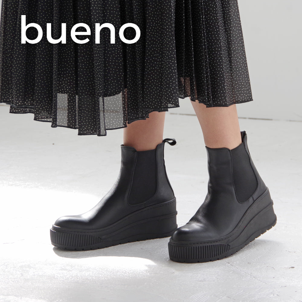 BUENO SHOES ブエノシューズ トルコ製 サイドゴア ボリュームソール