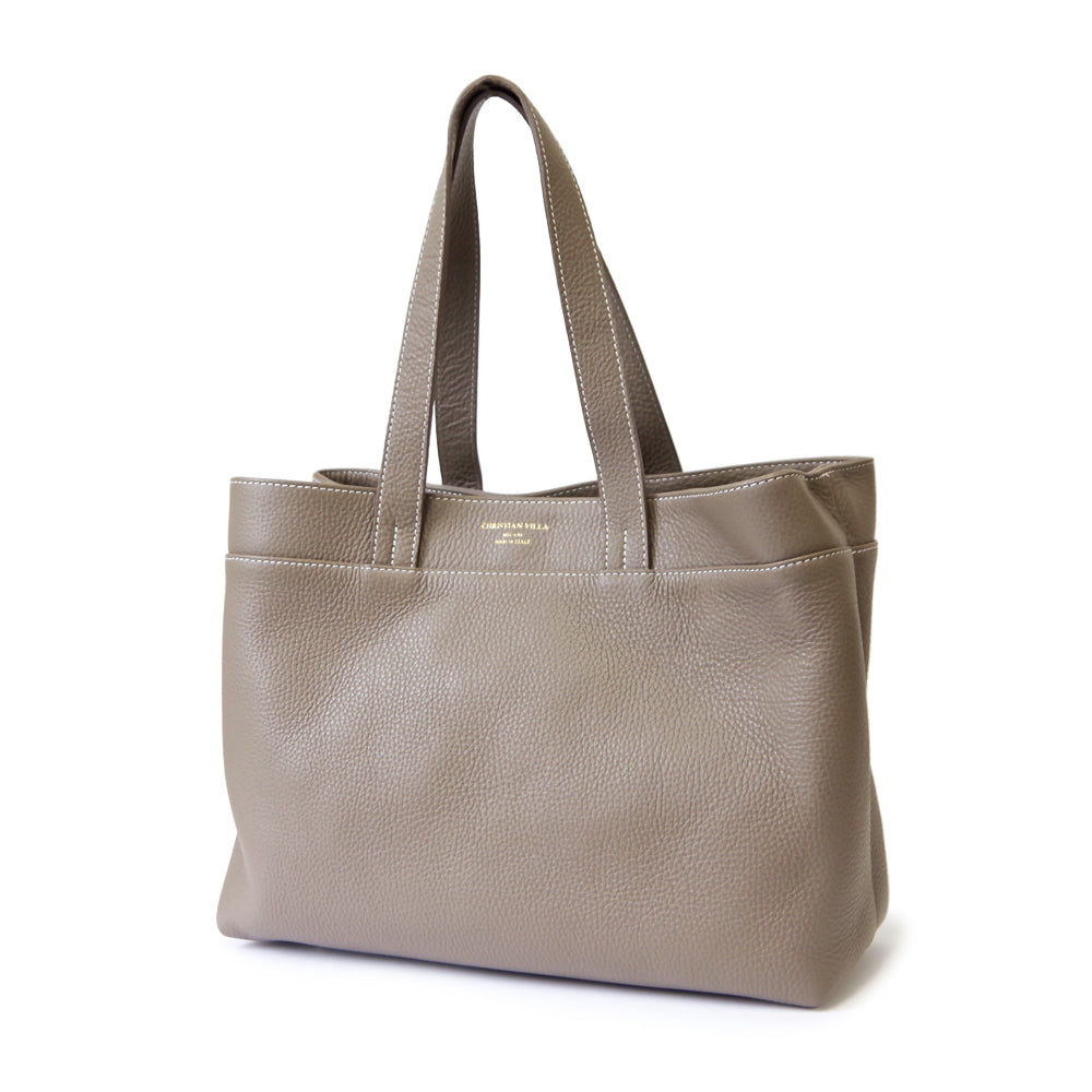 CHRISTIAN VILLA クリスチャン ヴィラ 【MILENA SHOPPING BAG 4972 PLLE MARTELLATA】 トートバッグ 通勤バッグ B5