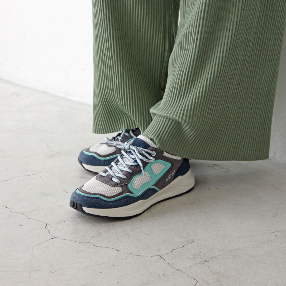 【ASFVLT アスファルト】CONCRETE TEAL AQUA WHITE - 36(23cm相当) / TEAL AQUA WHITE