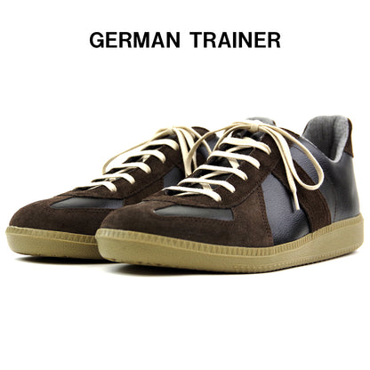 GERMAN TRAINER ジャーマントレーナー　ローカットレザースニーカー ハンドメイドスニーカー (1183SV)