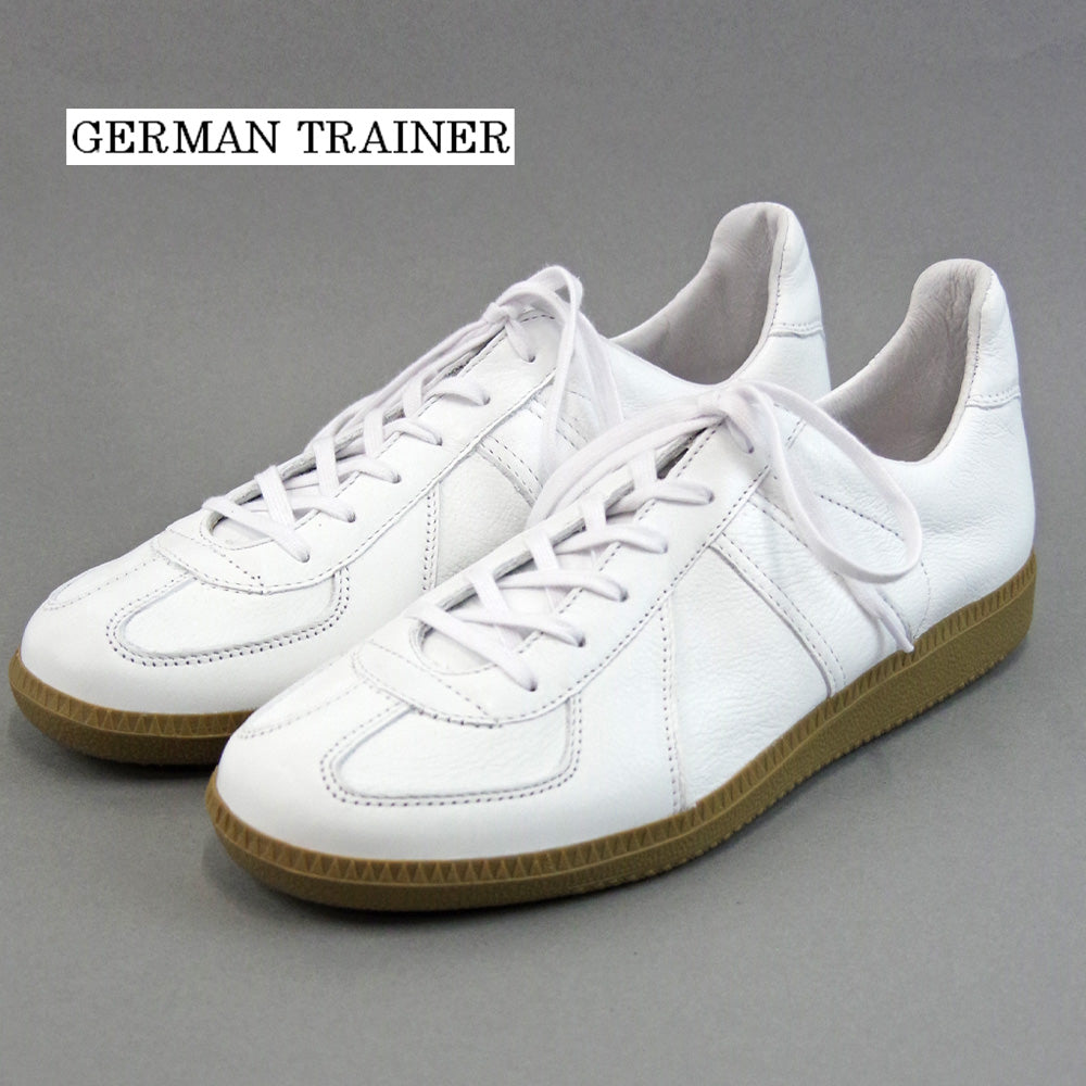 GERMAN TRAINER ジャーマントレーナー ホワイト 白 GERMAN TRAINER 1183 WHITE WHITE ドイツ軍  トレーニングシューズ スニーカー