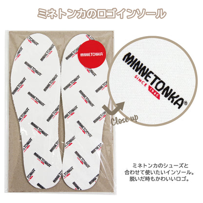 ミネトンカ MINNETONKA 正規販売代理店 正規品　ロゴ インソール INSOLE モノグラム柄