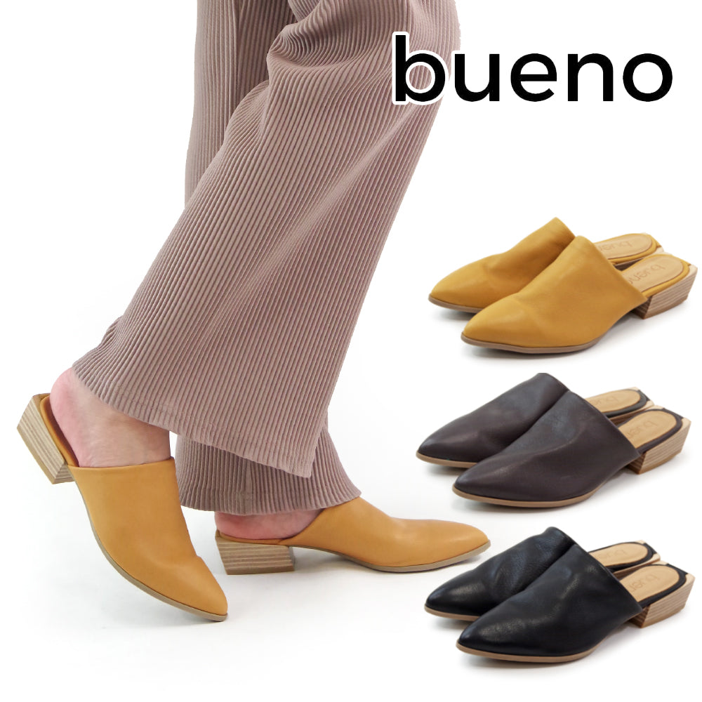 【BUENO SHOES ブエノシューズ】トルコ製 ポインテッドトゥサンダル【Q2603】