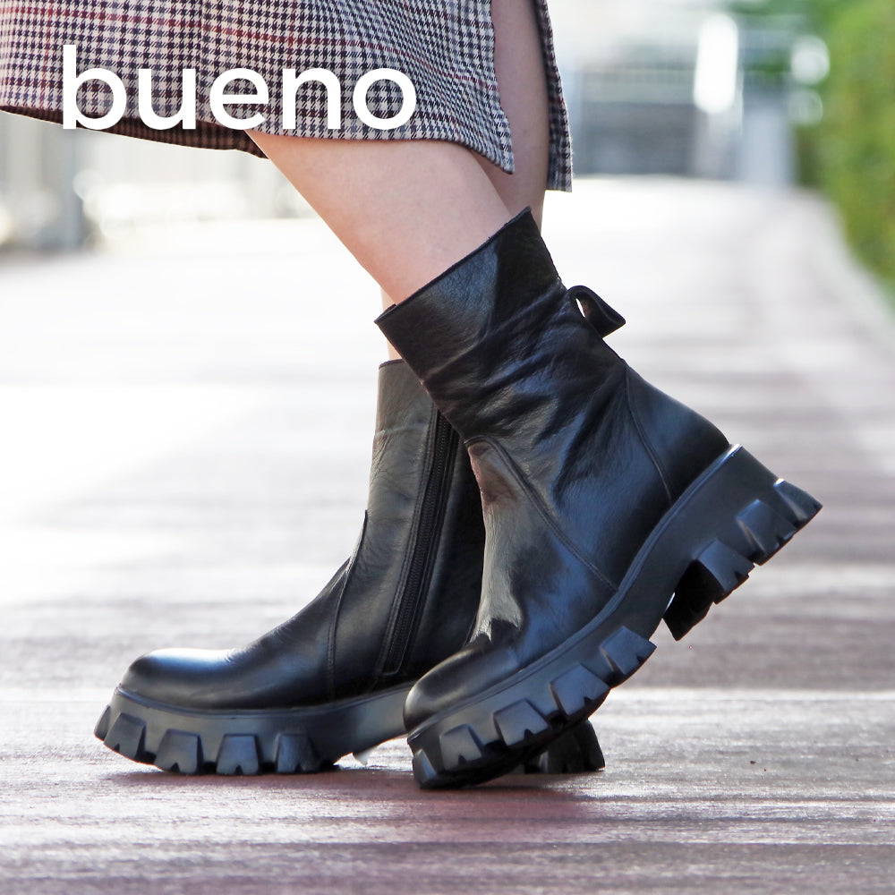 BUENO SHOES ブエノシューズ ブーツ トルコ製 ボリュームソールブーツ【R5600】
