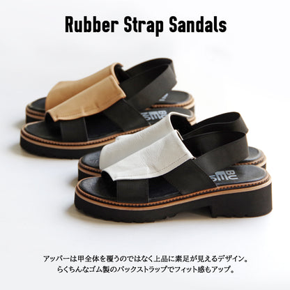 【BUENO SHOES ブエノシューズ】トルコ製 ラバーストラップサンダル【U6701】